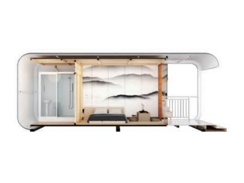 Capsule hotel serije Tent